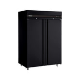 Dulap congelare inox 2 uși, slim, finisaj negru, CFPB2144/SL, Inomak